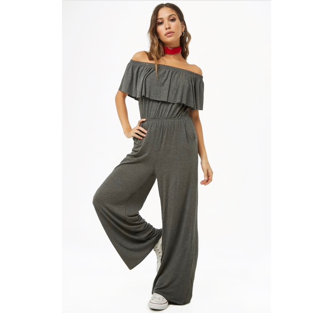 NWT GREY JUMPSUIT